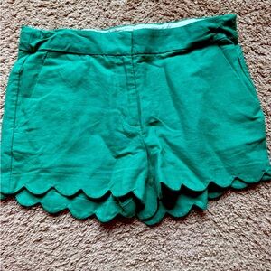 J.Crew Crewcuts Girls Green Shorts - Size 16